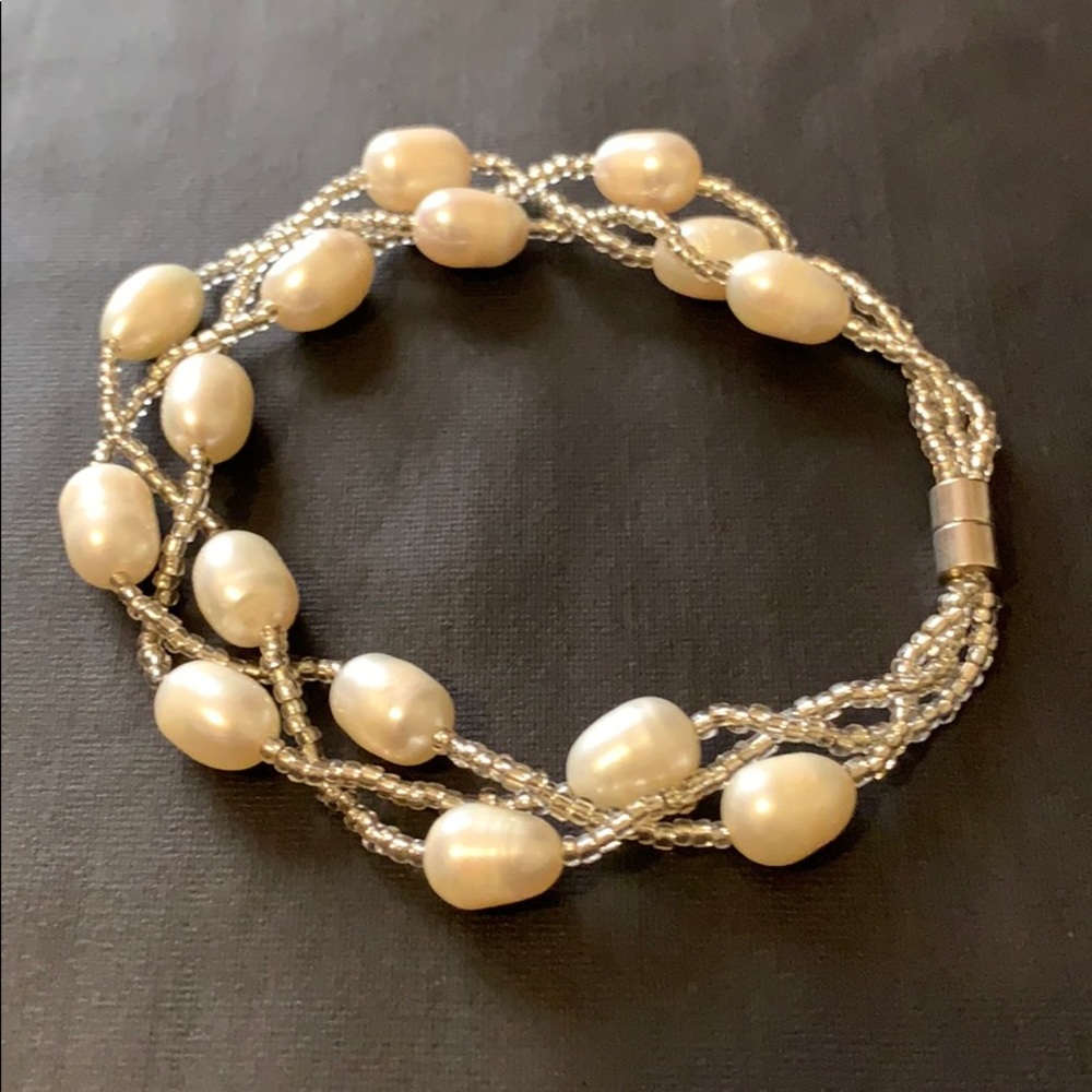 Faux Pearl Bracelet